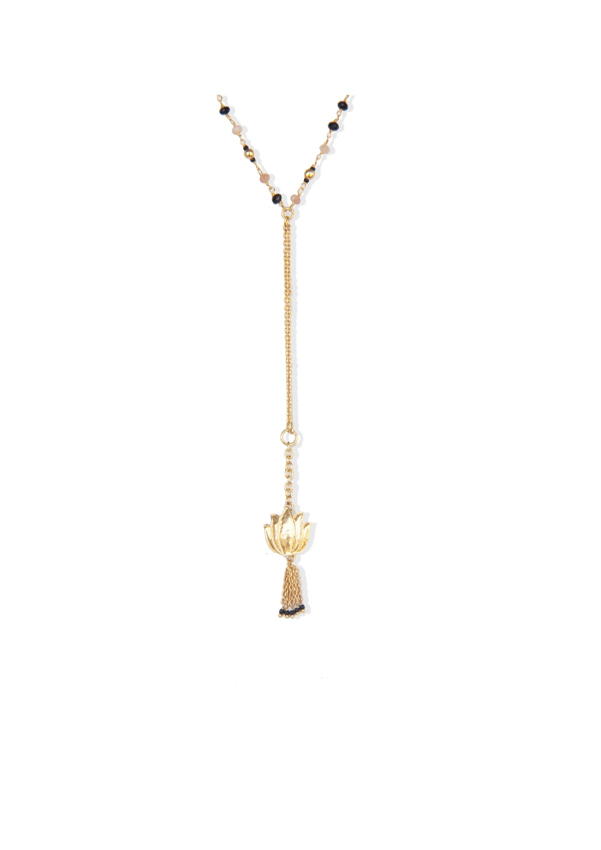 Fine One Necklace: Lucite Stone Accent